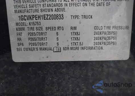 2014 Chevrolet Silverado 1500 Work Truck 1Wt z USA, uszkodzony, nr VIN 1GCVKPEH1EZ200833